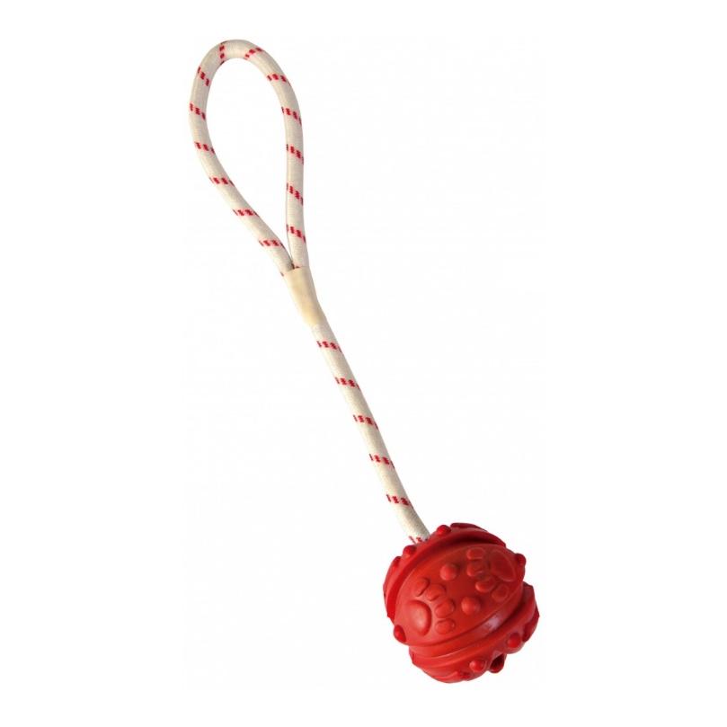 TRIXIE Ball am Band schwimmend 35 cm Naturgummi - assortiert
