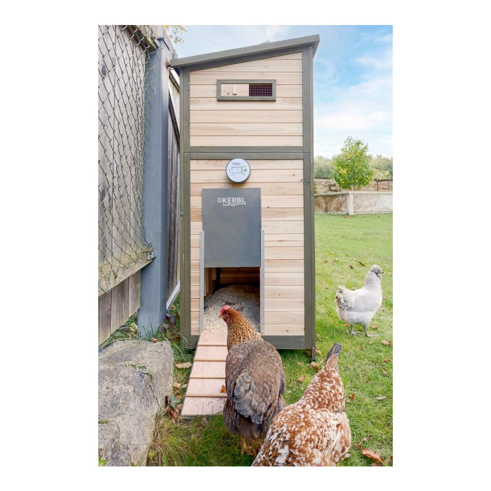 Kerbl Hobbyfarming Porte automatique pour poules Duo Pro - Commande