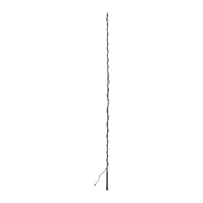 Longierpeitsche Fiberglas Einteilig - schwarz