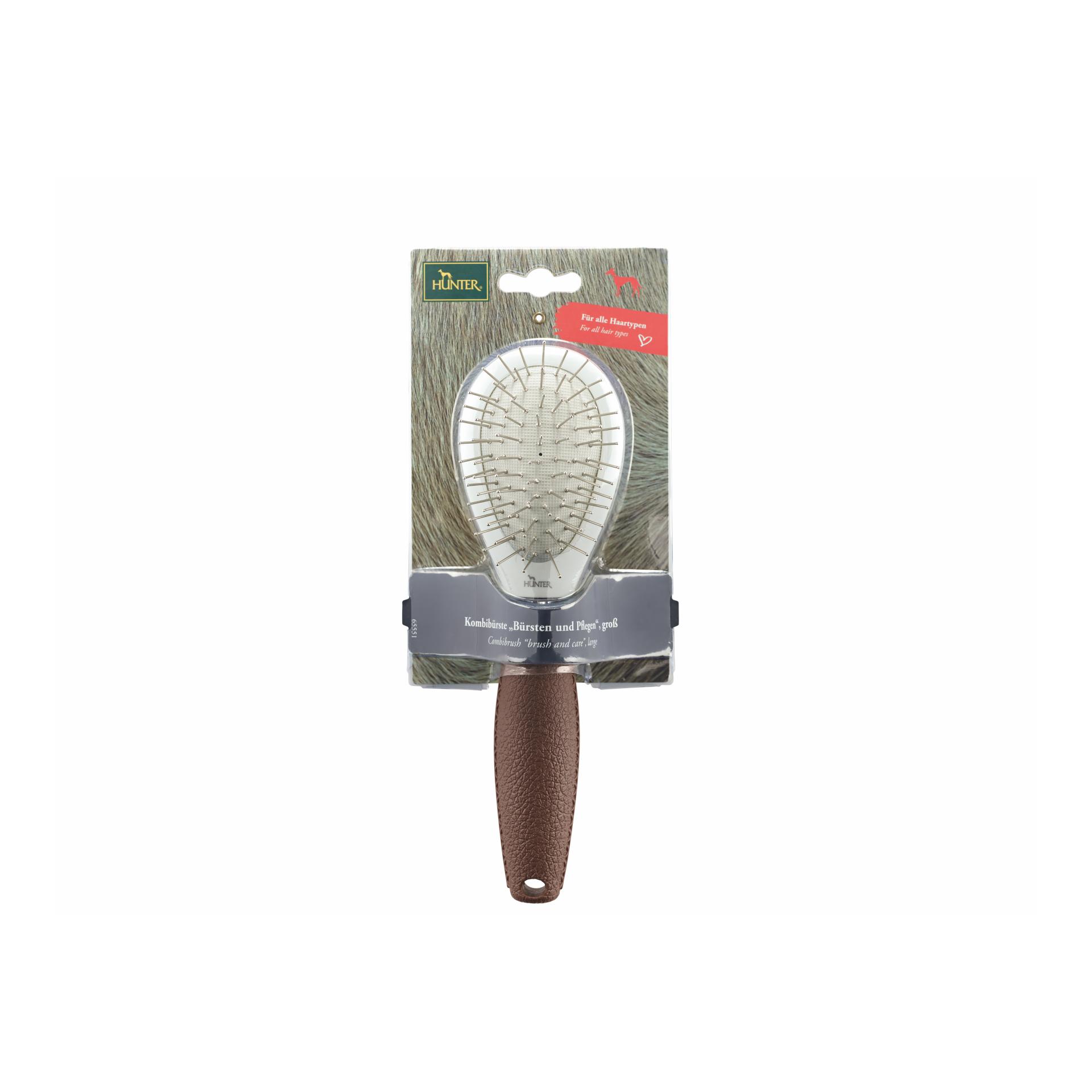 Hunter Kombibürste Spa Braun/Grau
