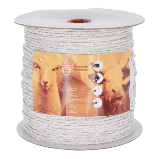 Weidezaunseil Mainer Weiss