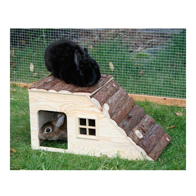 Kerbl Pet Nagerhaus mit Rampe Nature