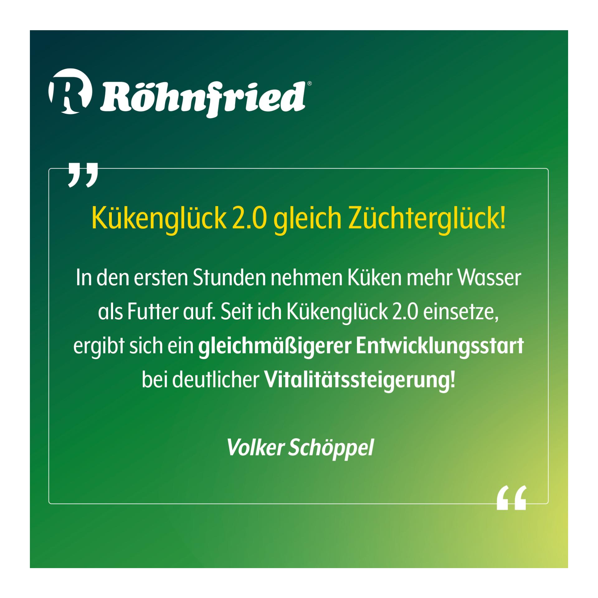 Röhnfried Kükenglück 2.0 - complément alimentaire pour poussins