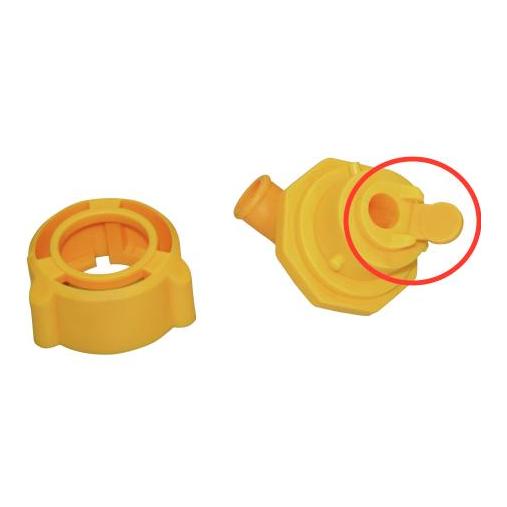 Kerbl Ventilklappe für Hygieneventil Gelb