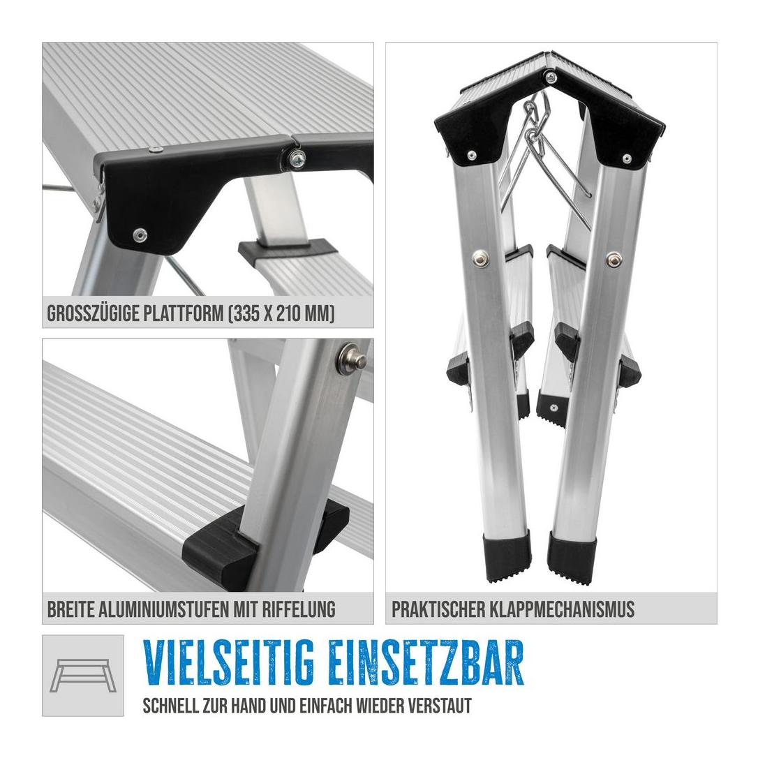 Güde Aluminium Trittleiter GAT 2S