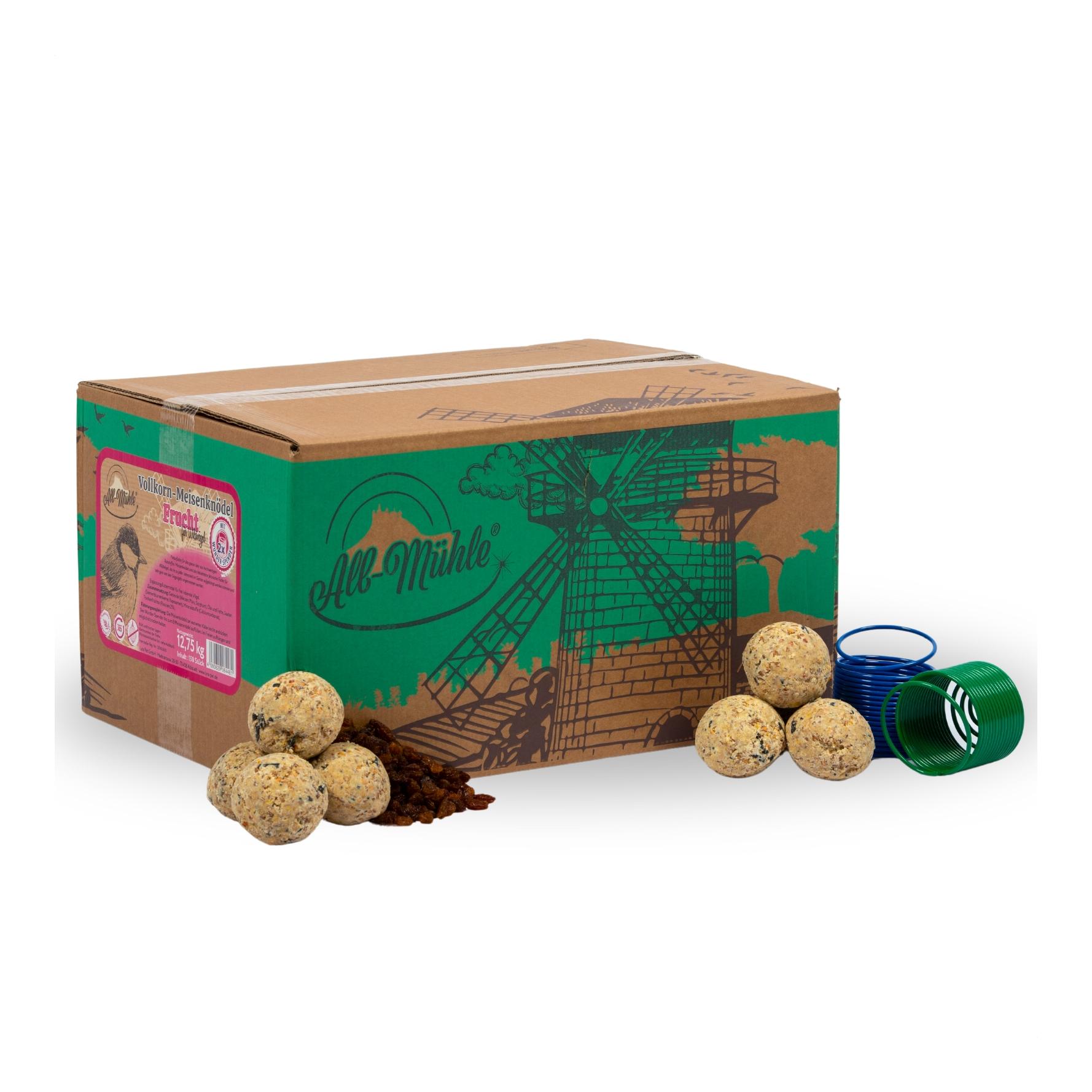 Lyra Pet Boules de graisse de l'ALB-MÜHLE sans filet, céréales complètes et fruits + 2 distributeurs