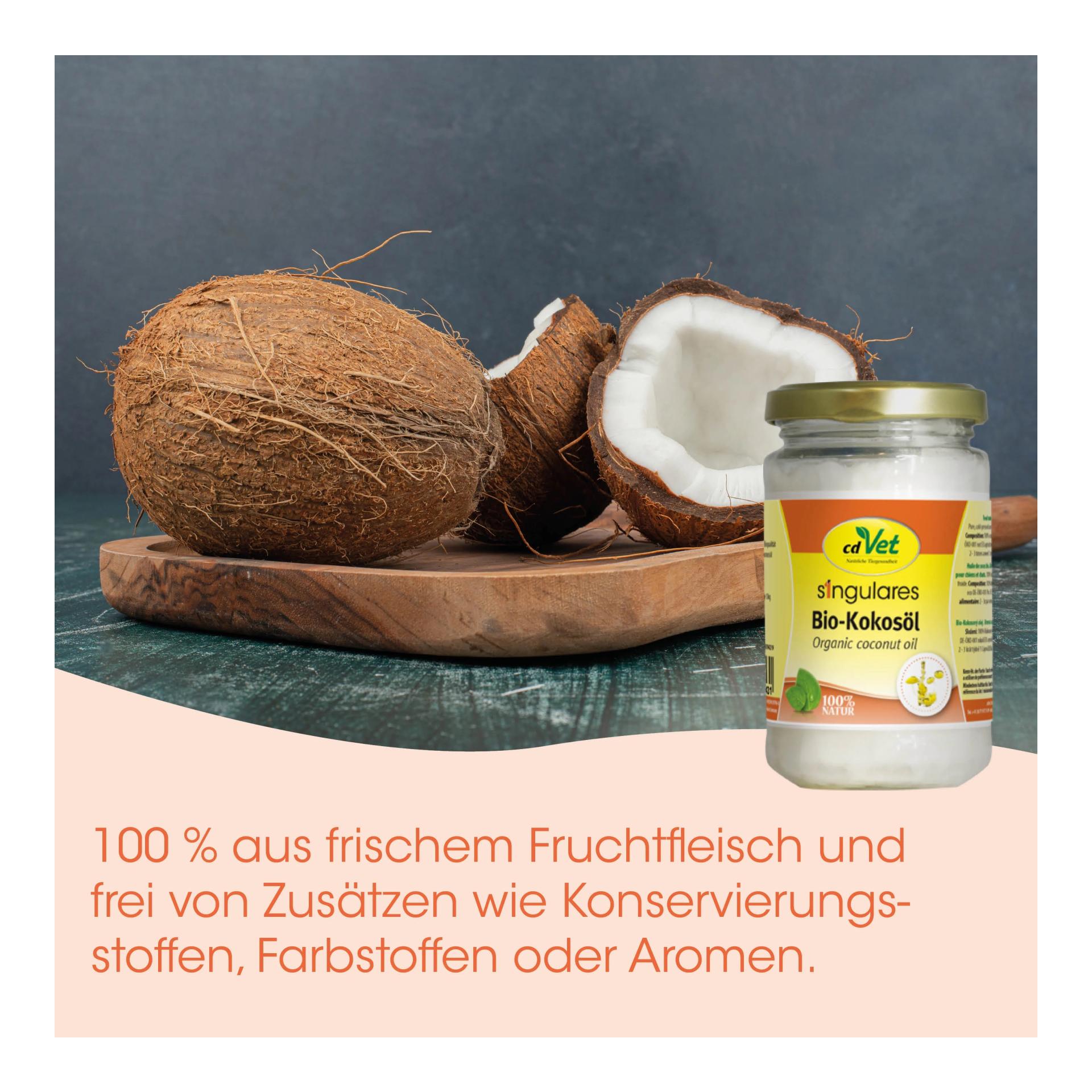 cdVet Huile de coco biologique unique
