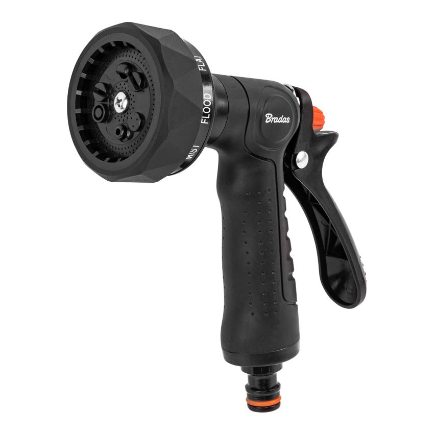Bradas Set mit Spiralschlauch und 9-Funktionen-SPIRNG-FLEX-Pistole