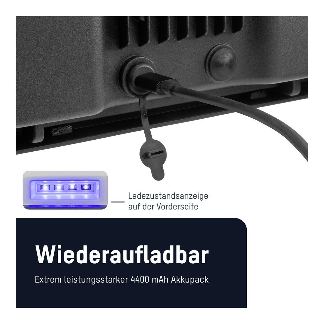 Ansmann Projecteur à LED Luminary 50 W avec batterie intégrée