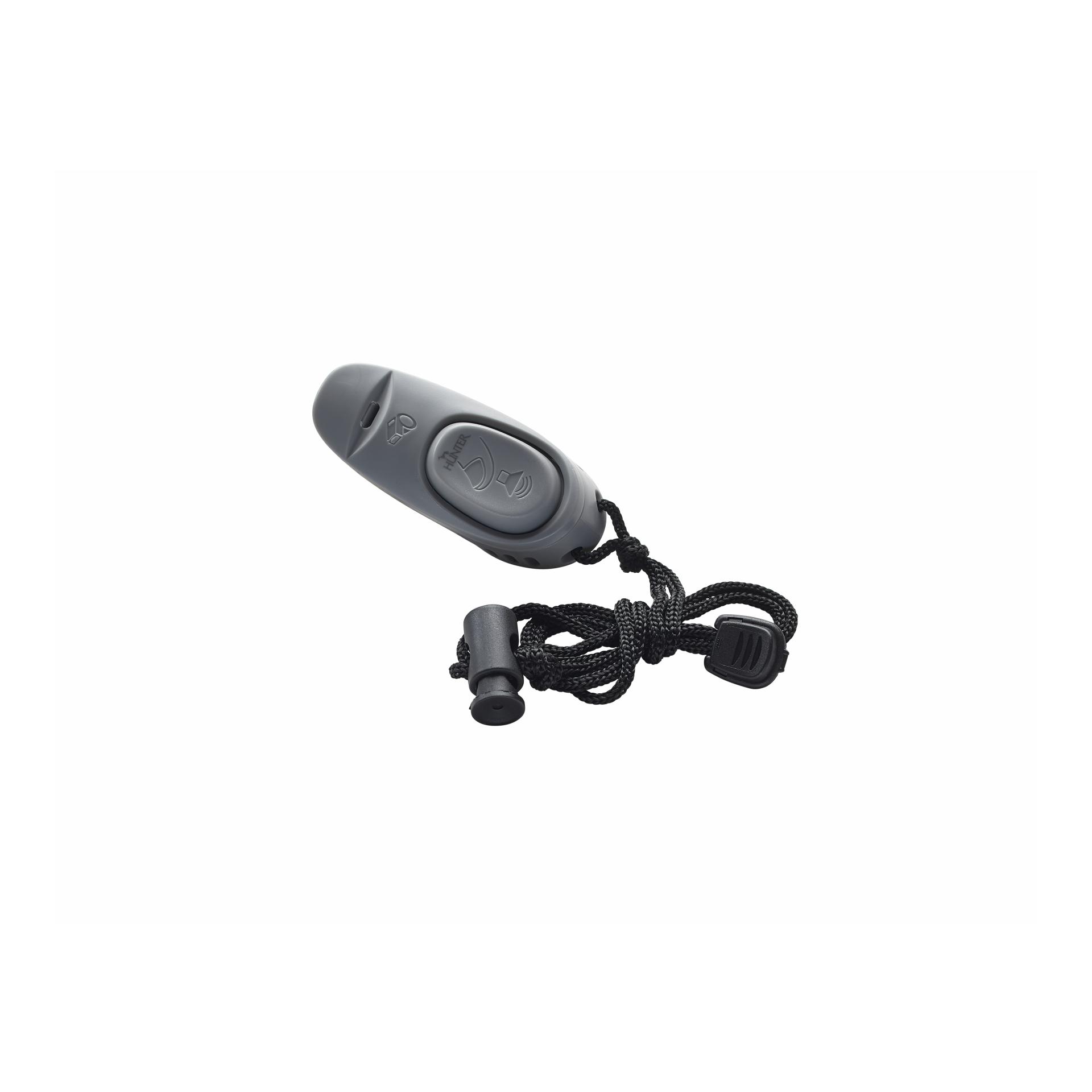 Hunter Clicker 2in1 mit Umhängeband Grau