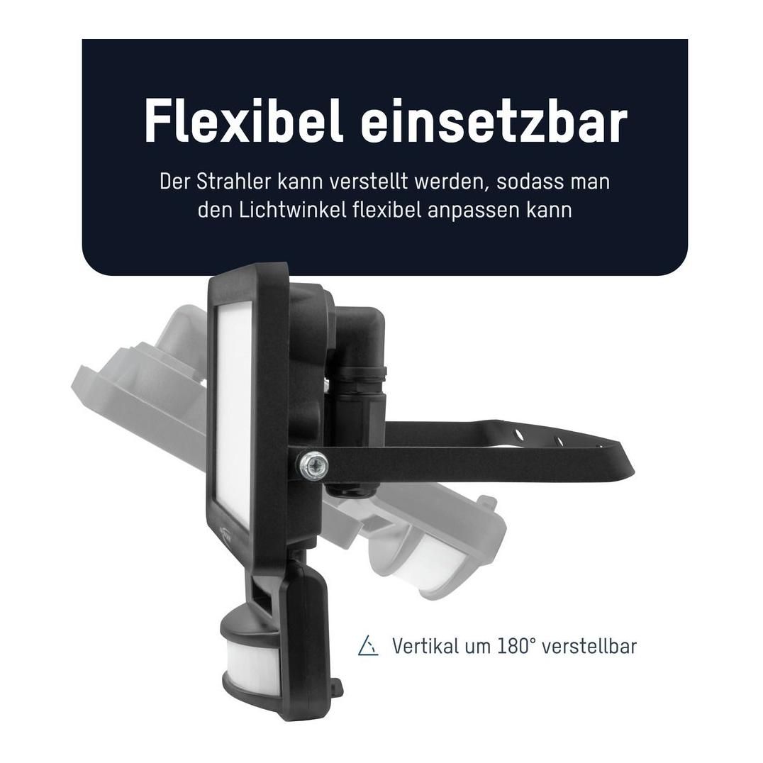 Ansmann Luminary Wandstrahler 10 W mit Bewegunsmelder