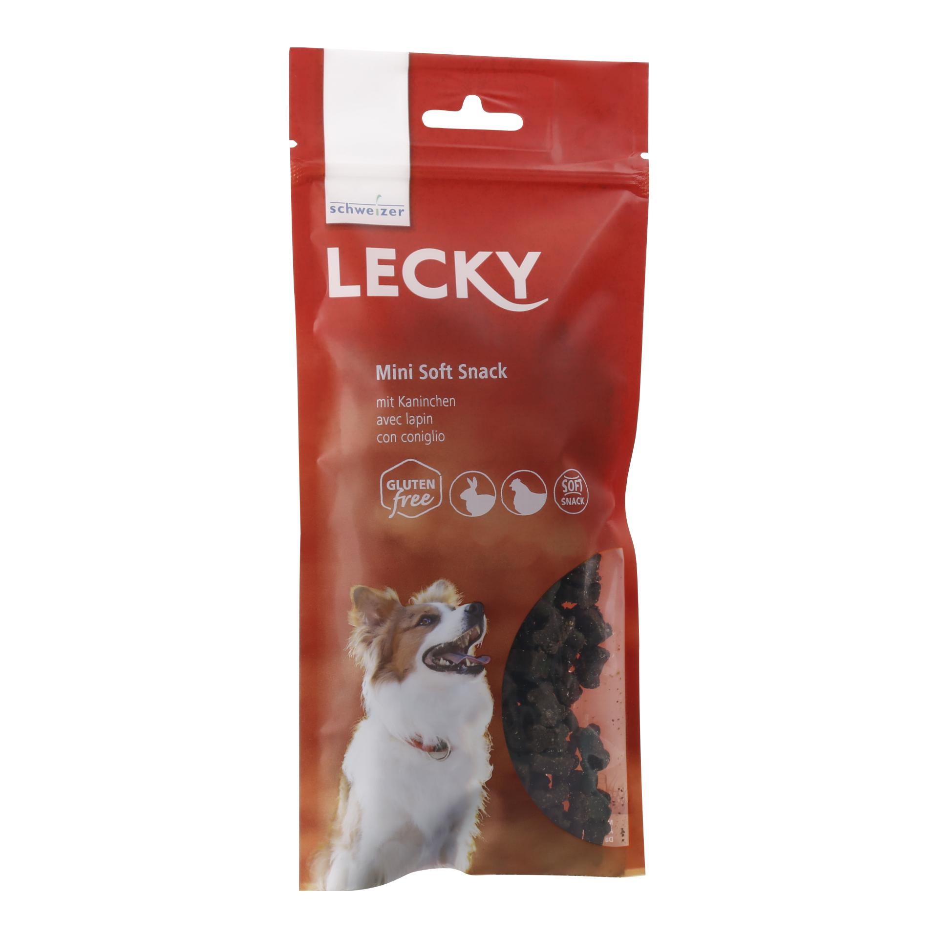 LECKY Mini Soft Snack mit Kaninchen Natur