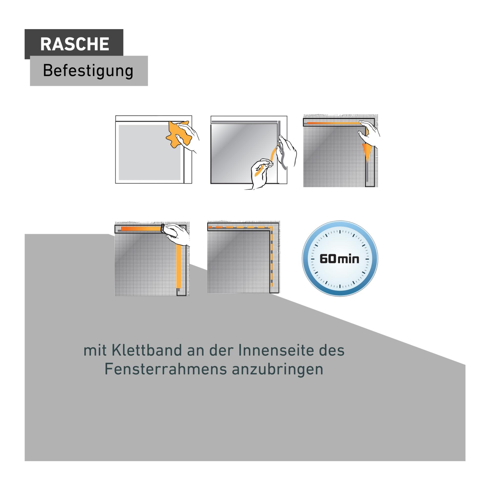 Windhager Moustiquaire IS pour fenêtre- anthracite