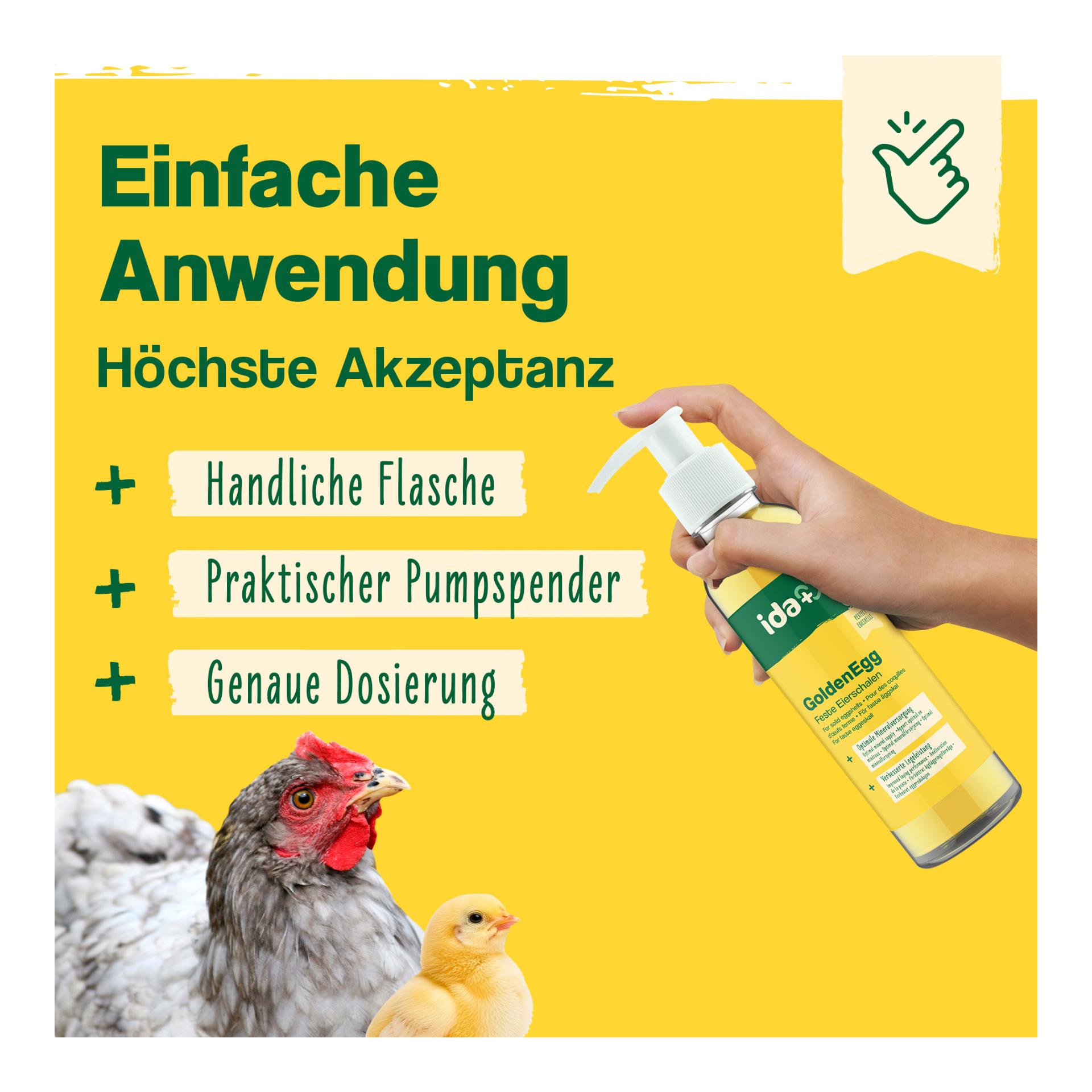 IdaPlus GoldenEgg - für feste Eierschalen