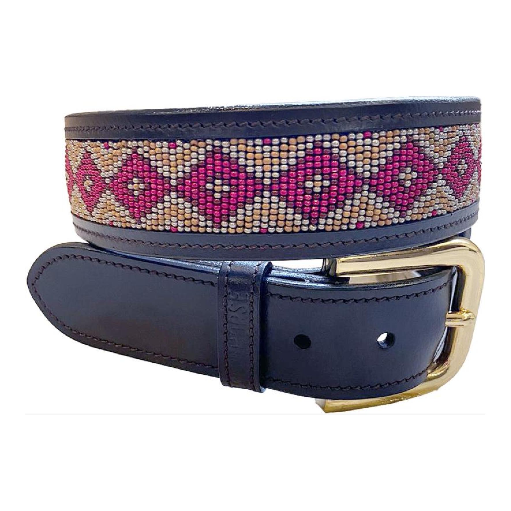 Soulhorse Ledergürtel Pearls Damen