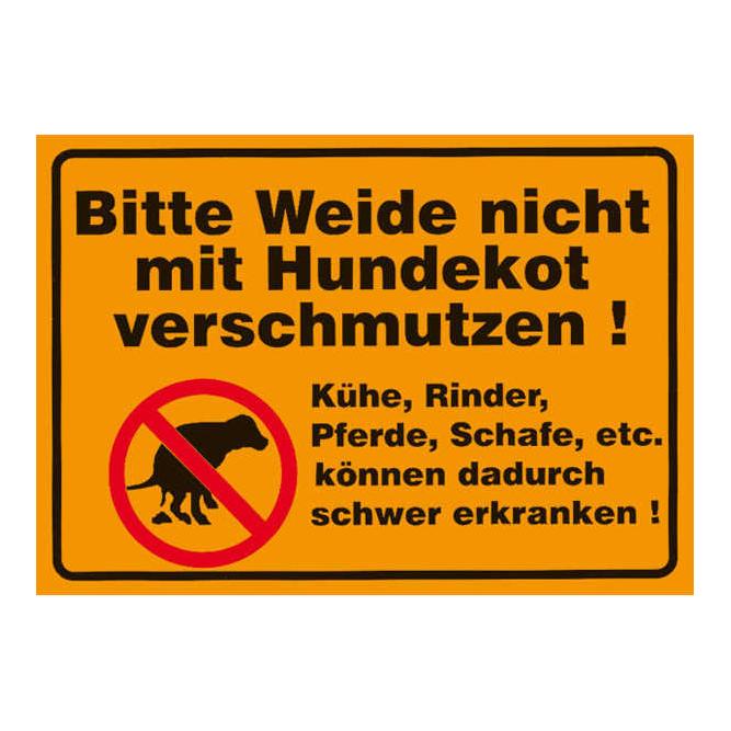 Mainer Polysterolschilder - «Hundekot»