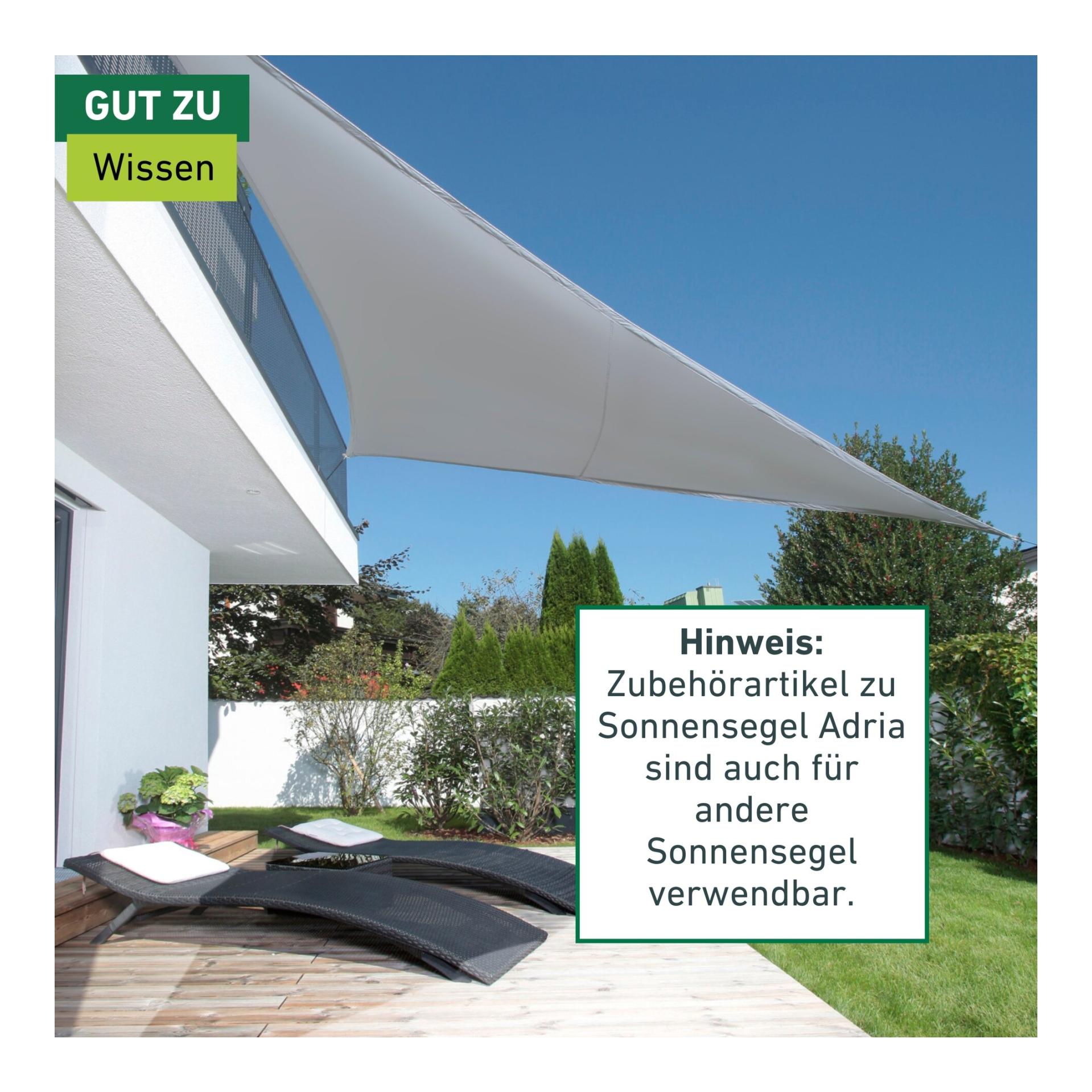 Windhager Seilzug-Set für Sonnensegel