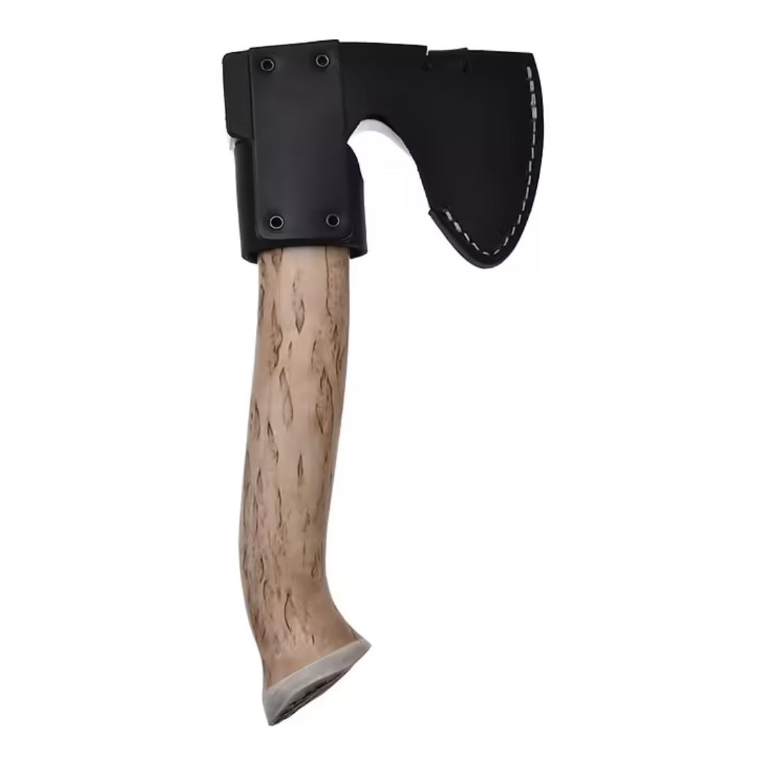 Stuorra Aksu - Hache de chasse avec étui en cuir