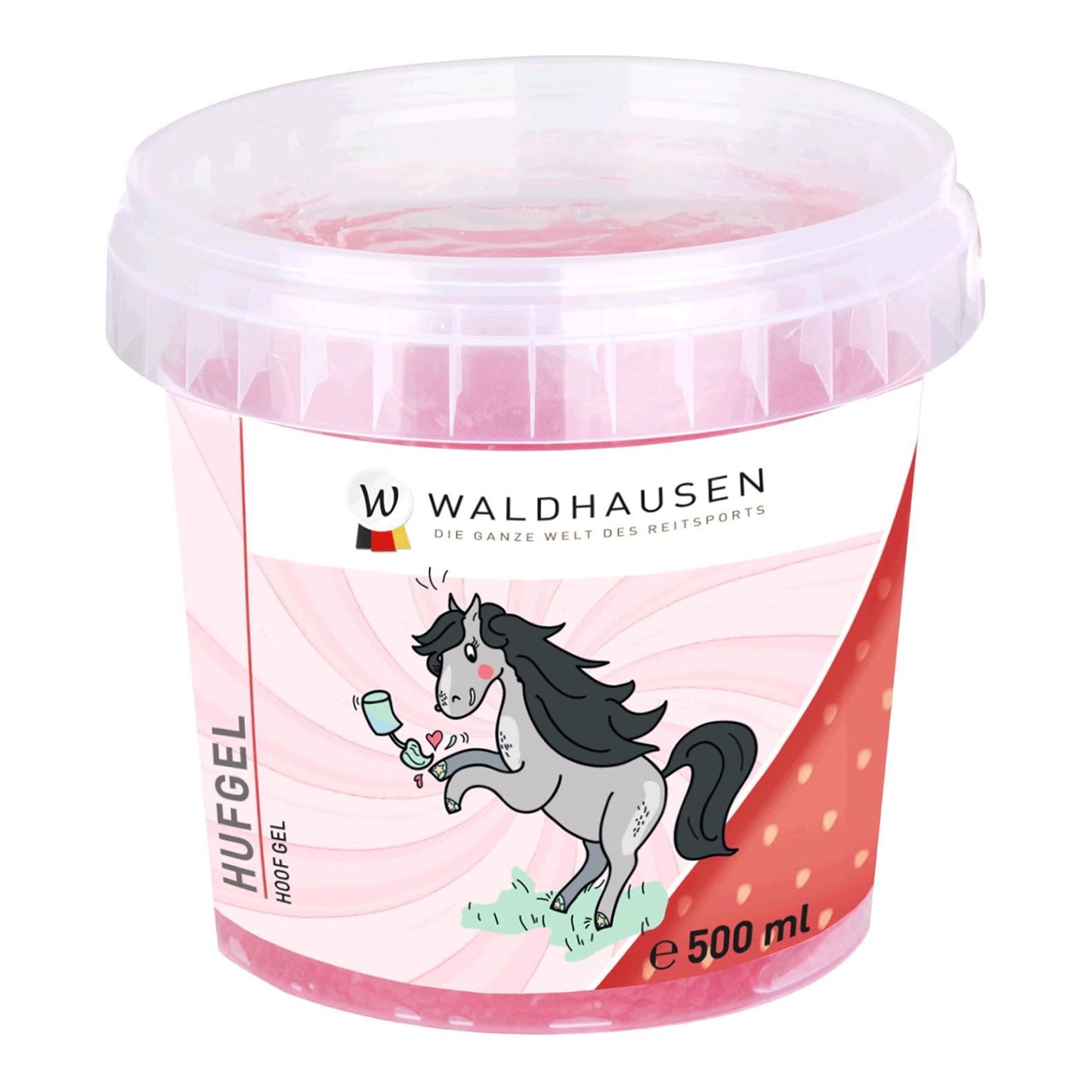Waldhausen Hufgel mit Glitzer, Erdbeere-Vanille Rosa/Pink