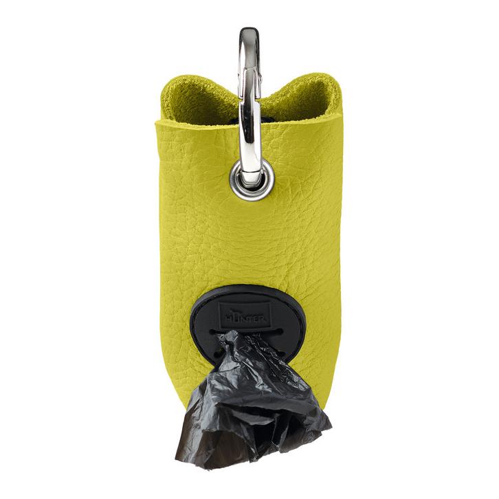 Hunter Kotbeutelspender Yuna Leder - limette