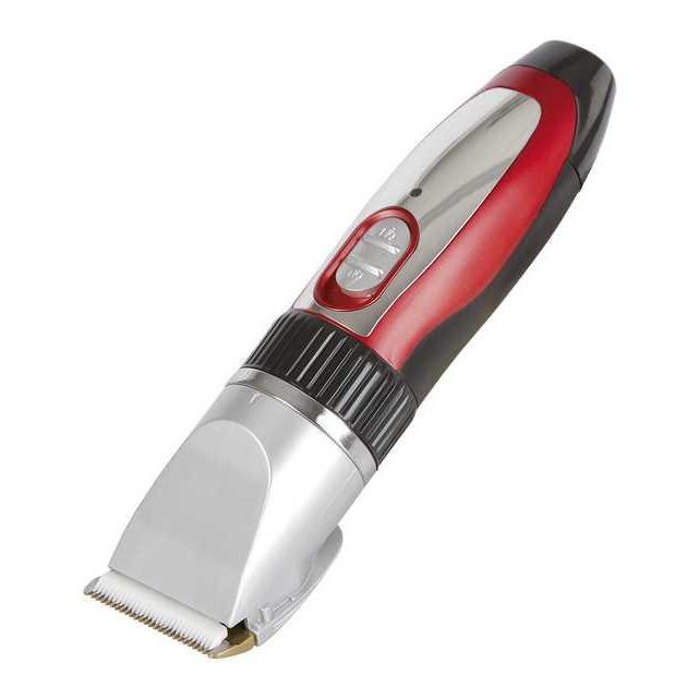 Kerbl Pet Akku-Schermaschine Sonic inkl. Zubehör Silber/Rot