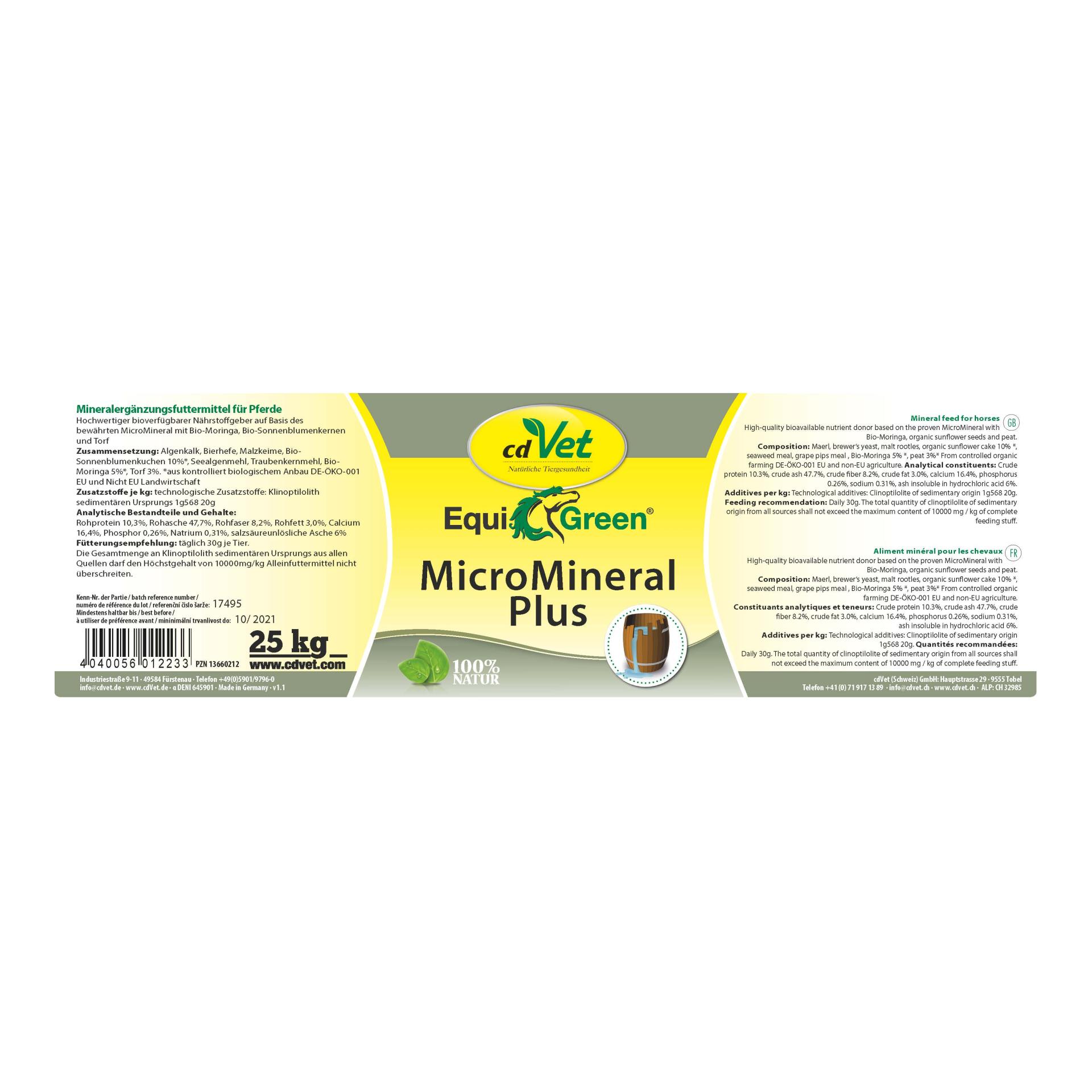 cdVet EquiGreen MicroMineral plus
