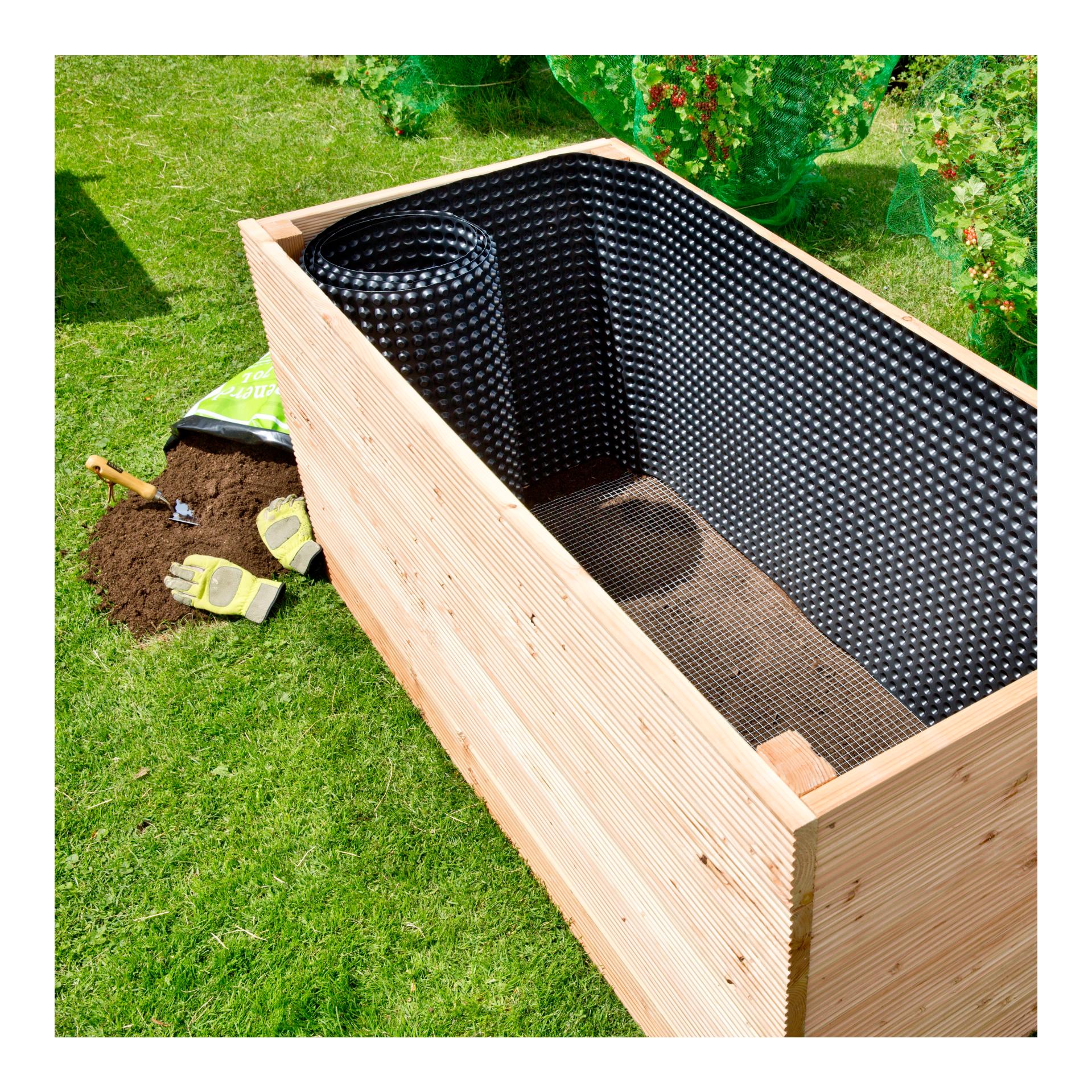 Windhager Hochbeet Noppenfolie 500g/m2 - schwarz