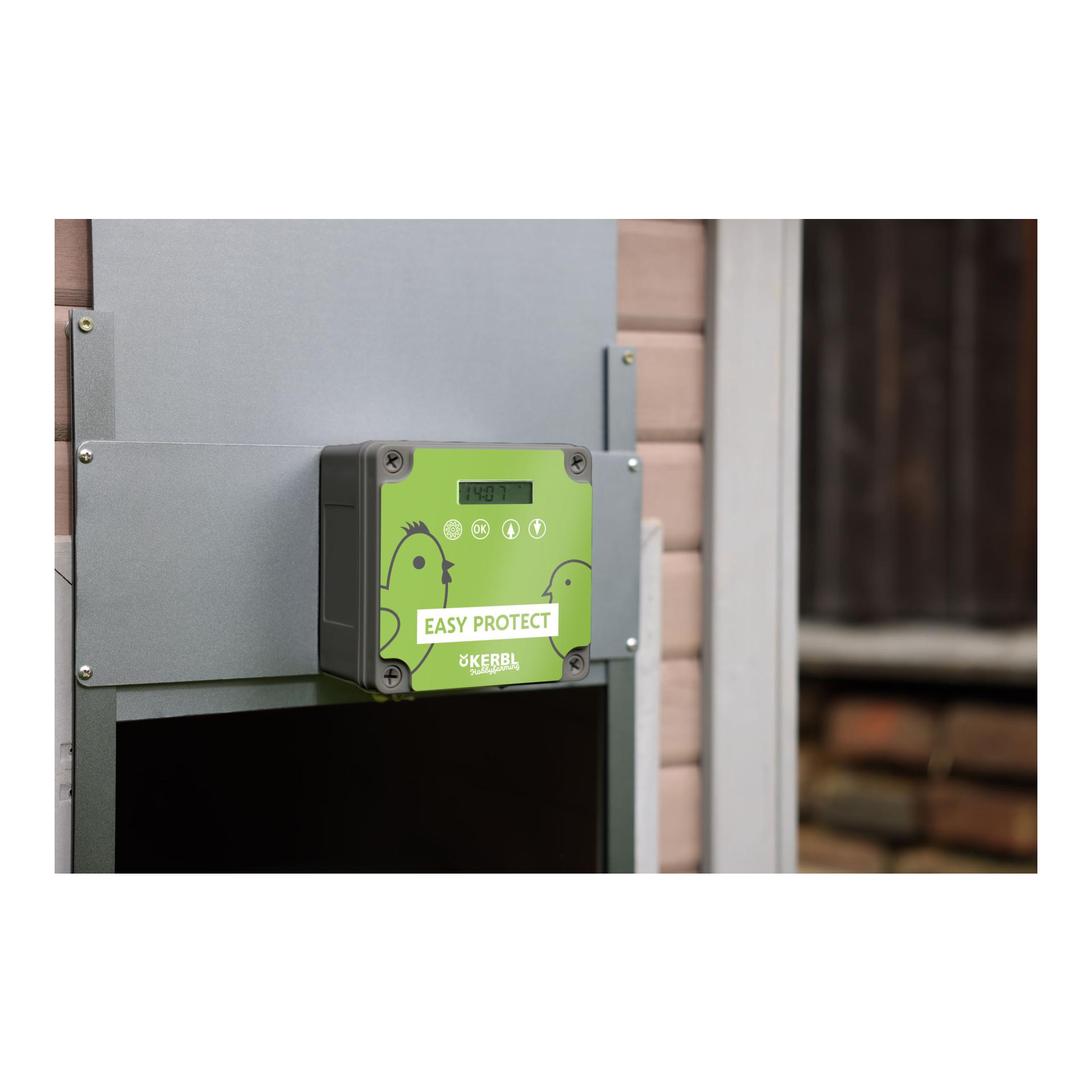 Kerbl Hobbyfarming Automatische Hühnertür Komplettset EasyProtect