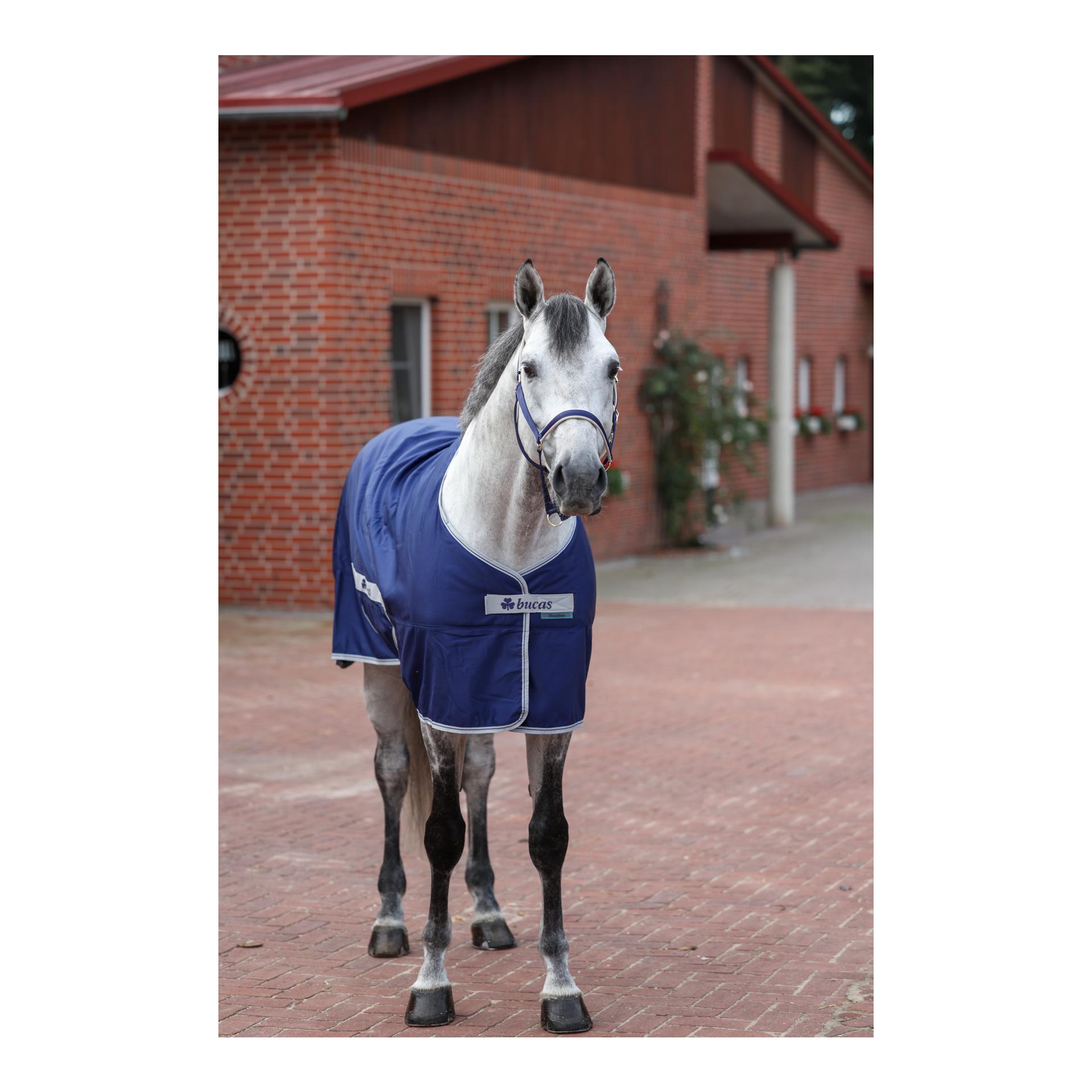 Bucas Stalldecke Freedom Twill Sheet 0g - navy/silber