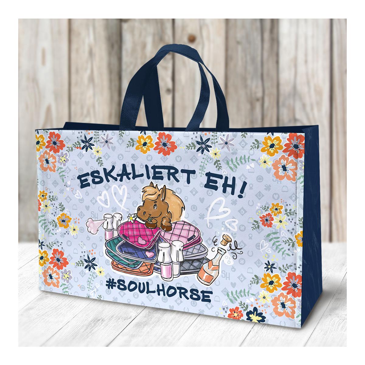 Soulhorse Tragetasche "Eskaliert Eh" Glacier-deepsea