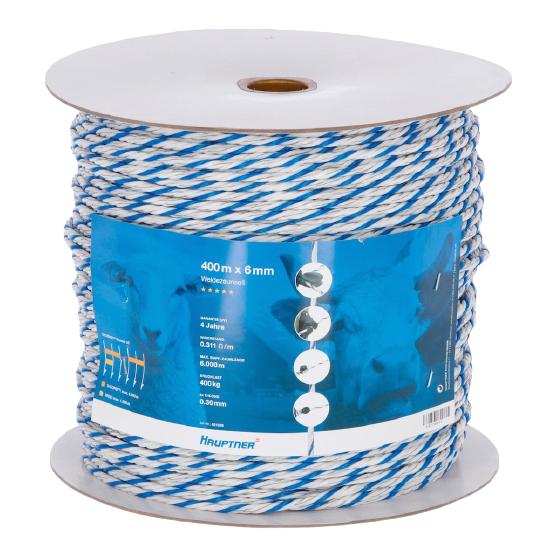 Hauptner Weidezaunseil HighLine Weiss/Blau