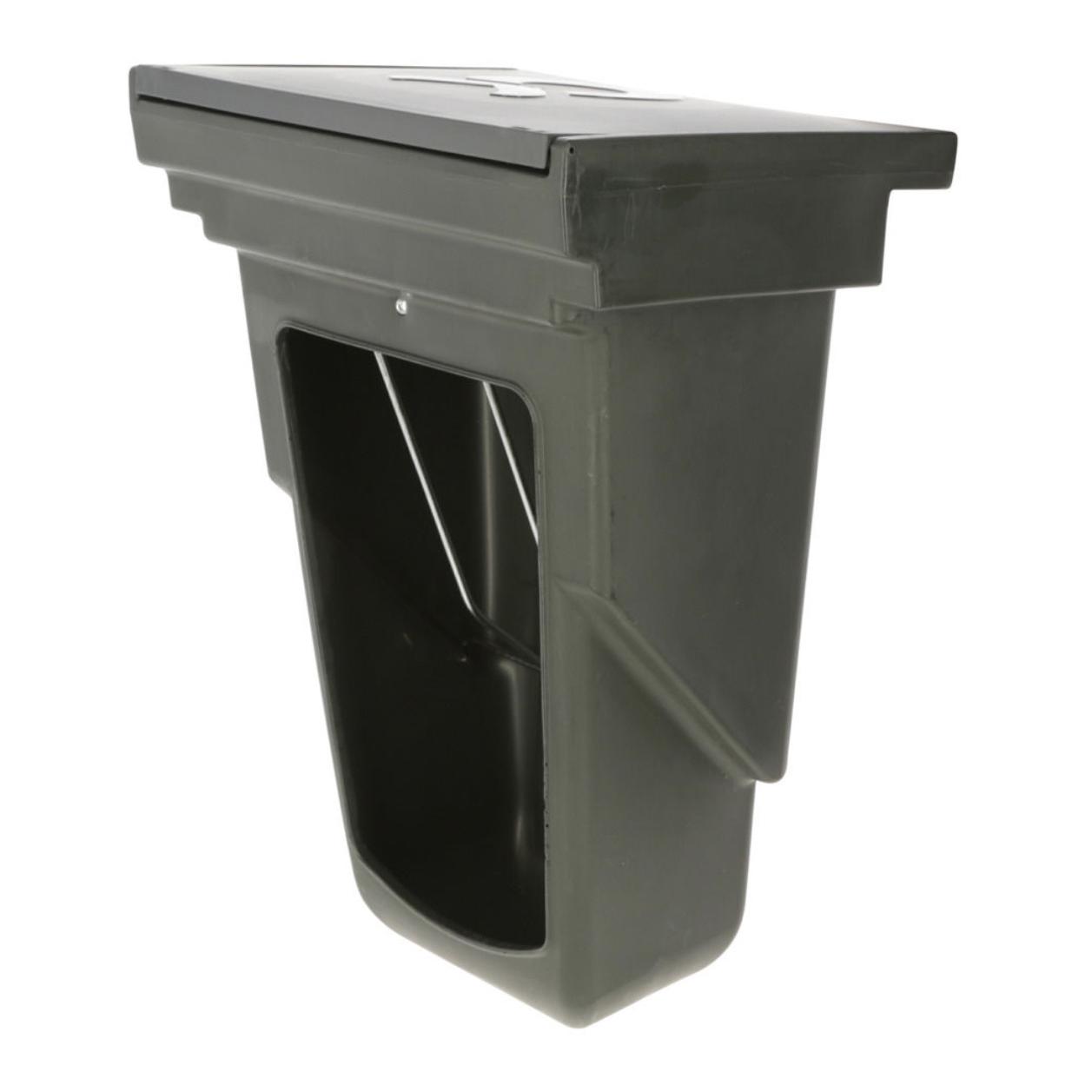 Kerbl Kombi-Futterbox für Kälberhütten klein Schwarz