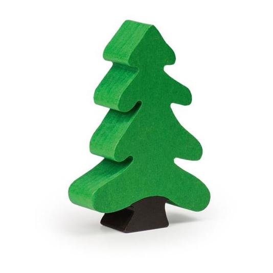 Trauffer Tanne klein Holzfigur Grün