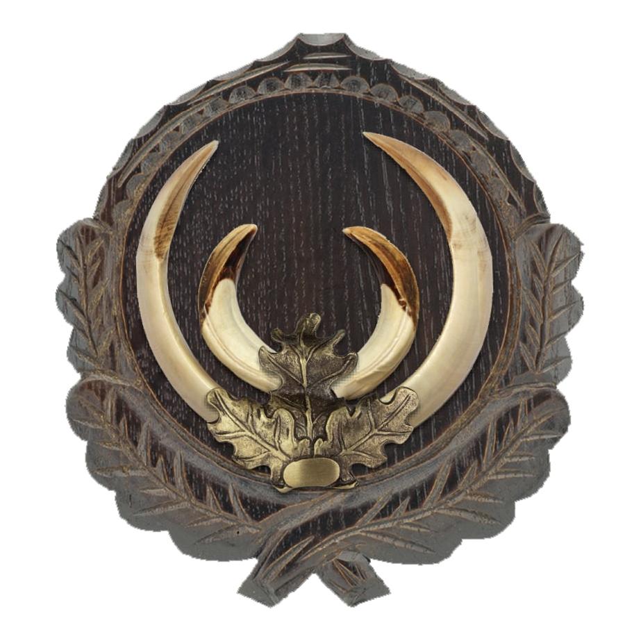 EUROHUNT Feuilles de chêne 1 pour armes de chasse au sanglier - bronze