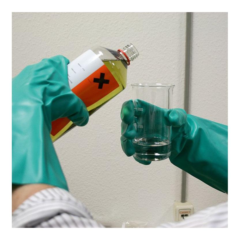 Technolit Gant chimique en nitrile Chemsafe