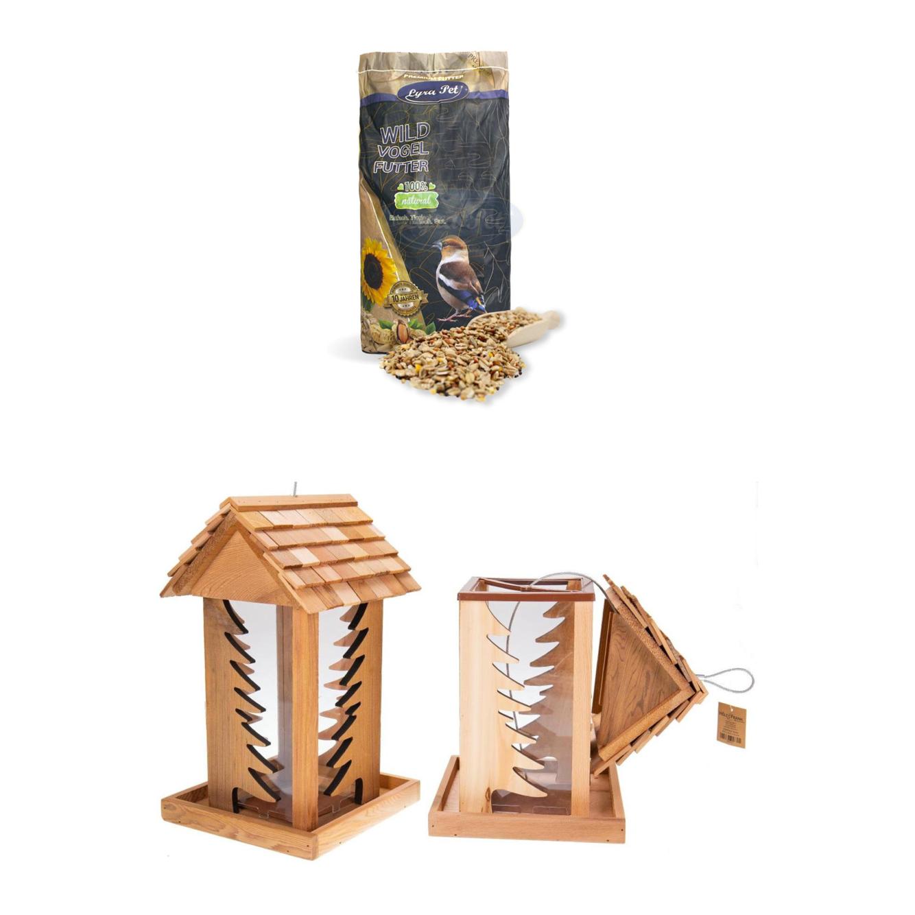 Lyra Pet Mangeoire pour oiseaux avec aliment gras