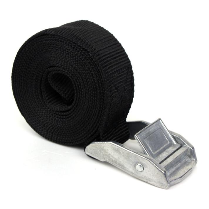 Hauptner Spanngurt Schwarz 2,5 cm x 2 Meter