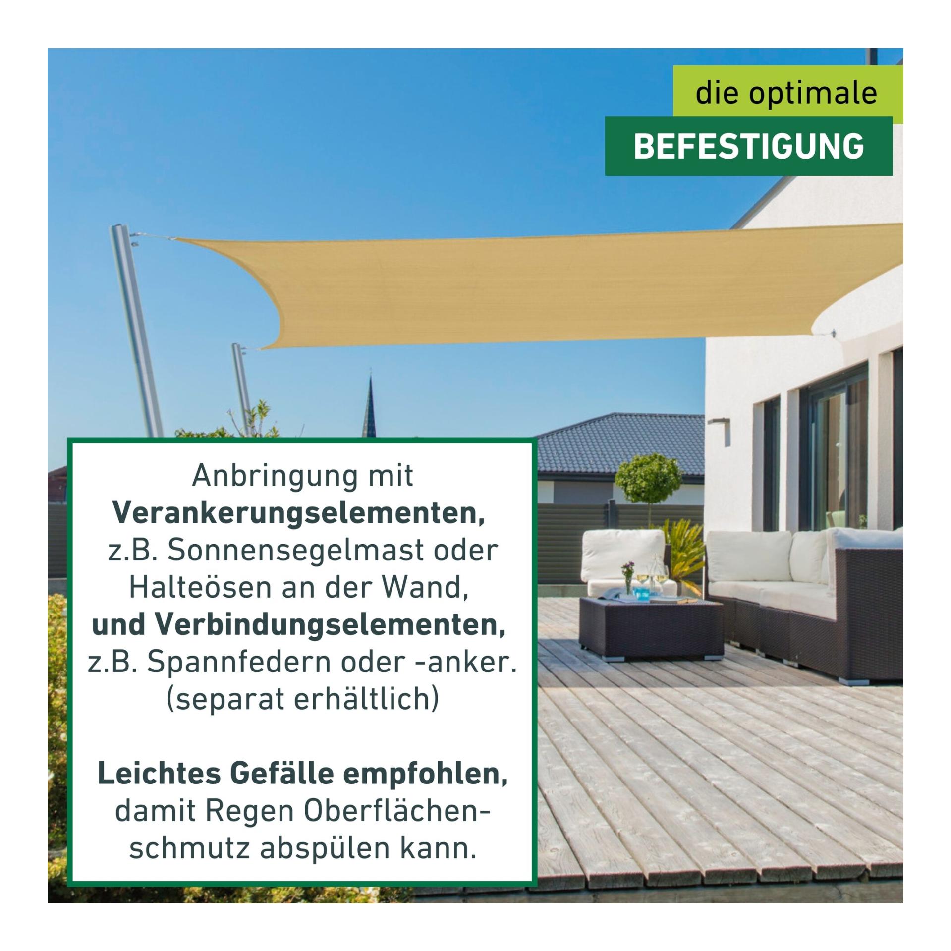 Windhager Sonnensegel Capri - Rechteck
