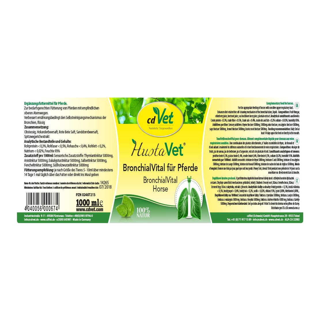 cdVet HustaVet BronchialVital Pferd