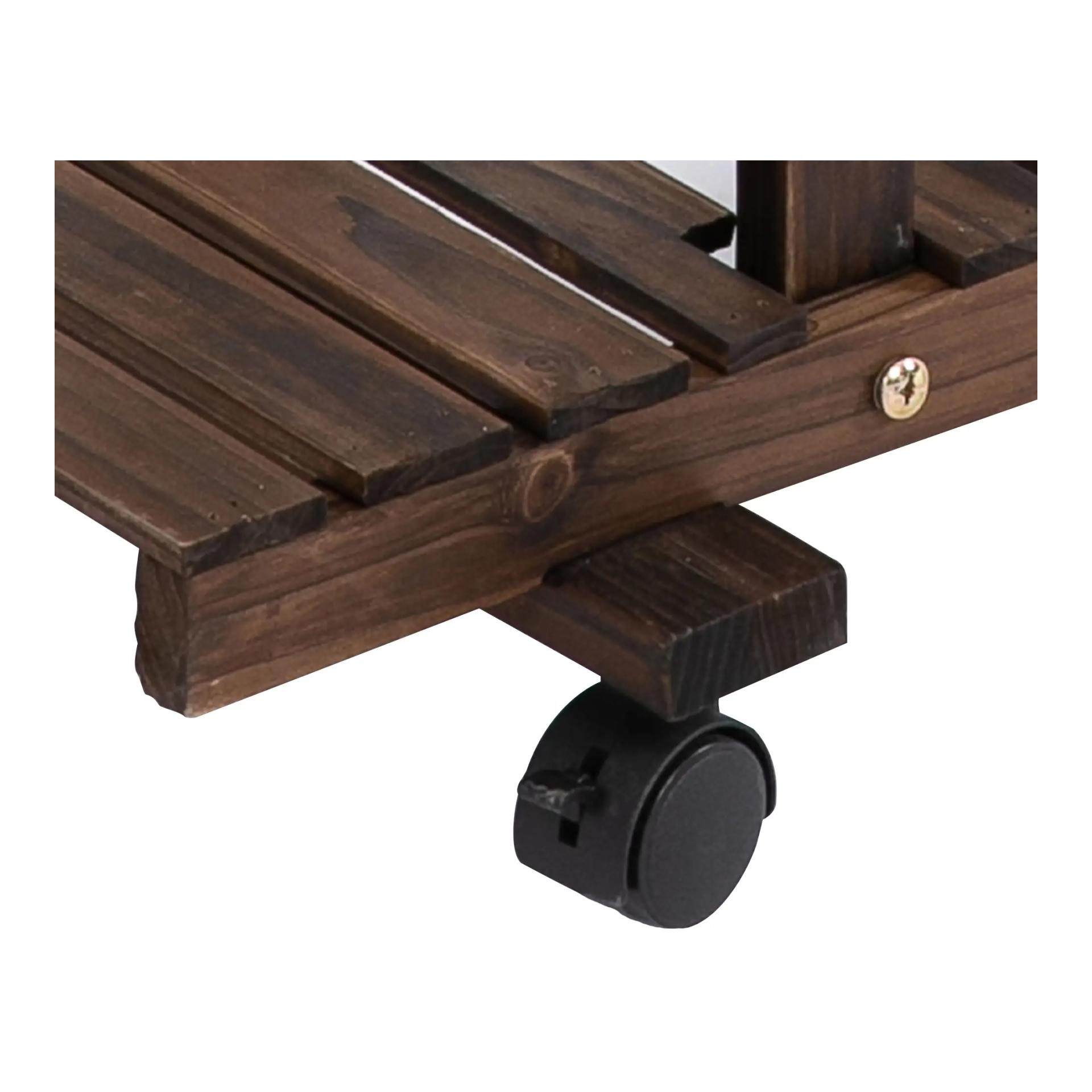 Mainer Blumentreppe 6 Regale / 4 Rollen