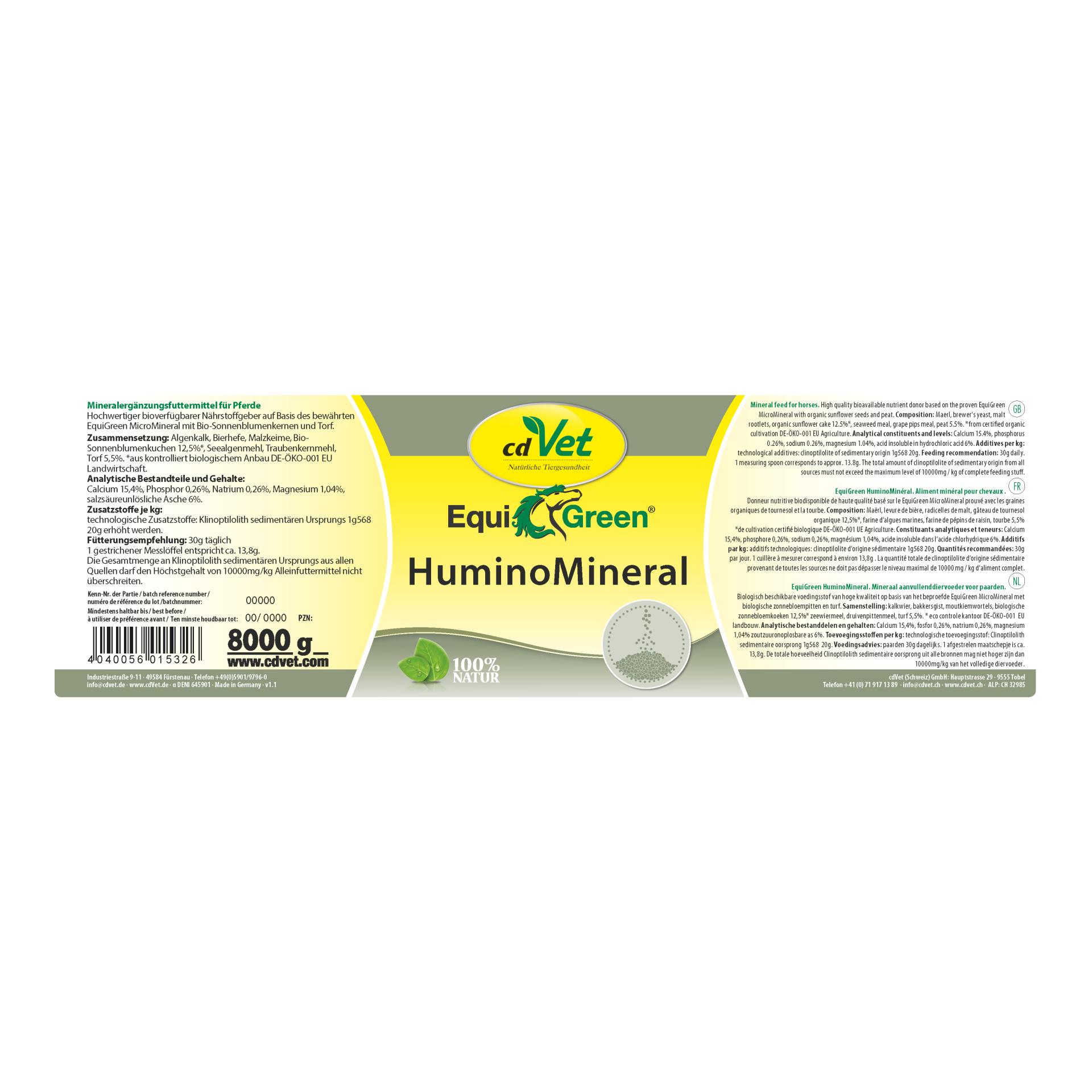 cdVet EquiGreen HuminoMineral