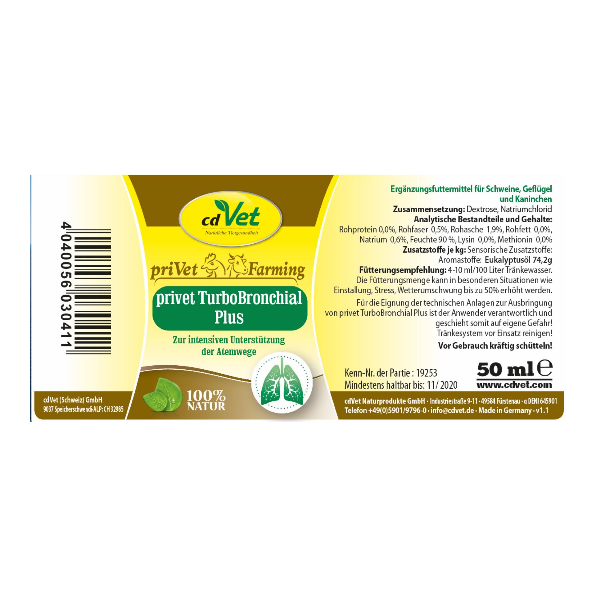 cdVet privet TurboBronchial Plus