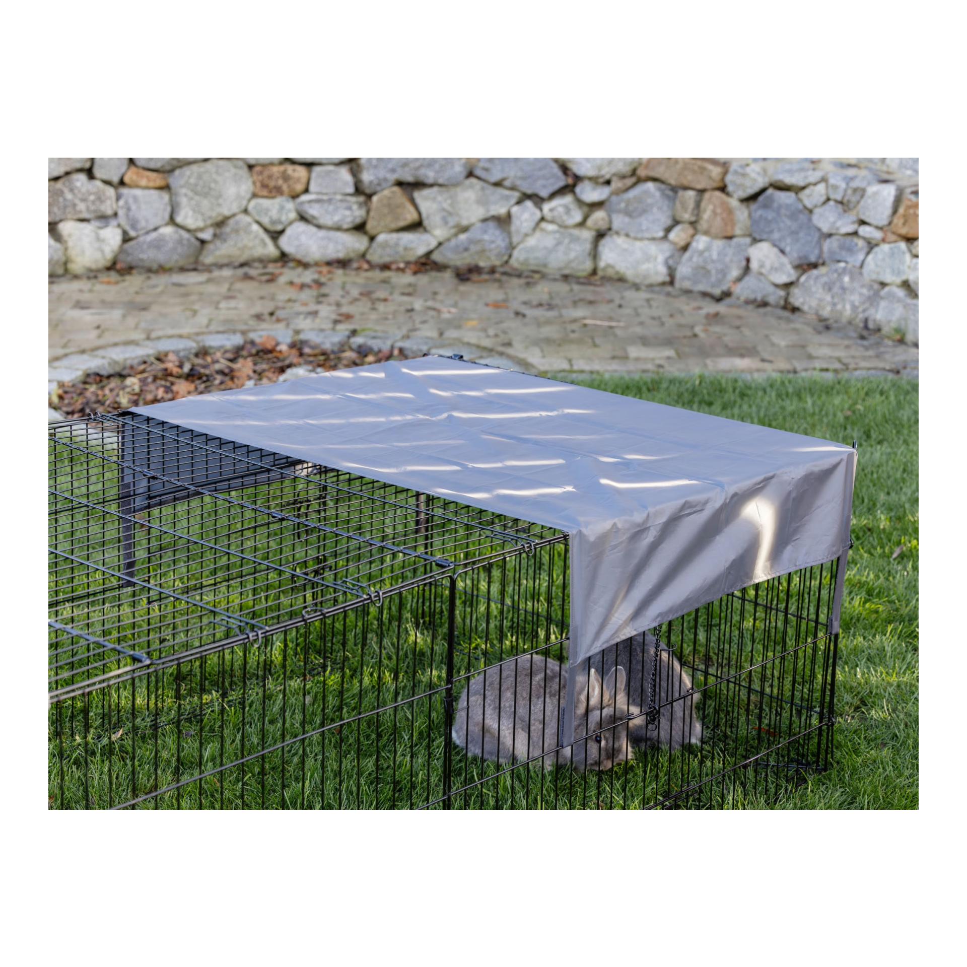 Kerbl Pet Freilaufgehege Nala mit Ausbruchsperre, mit Abdeckung