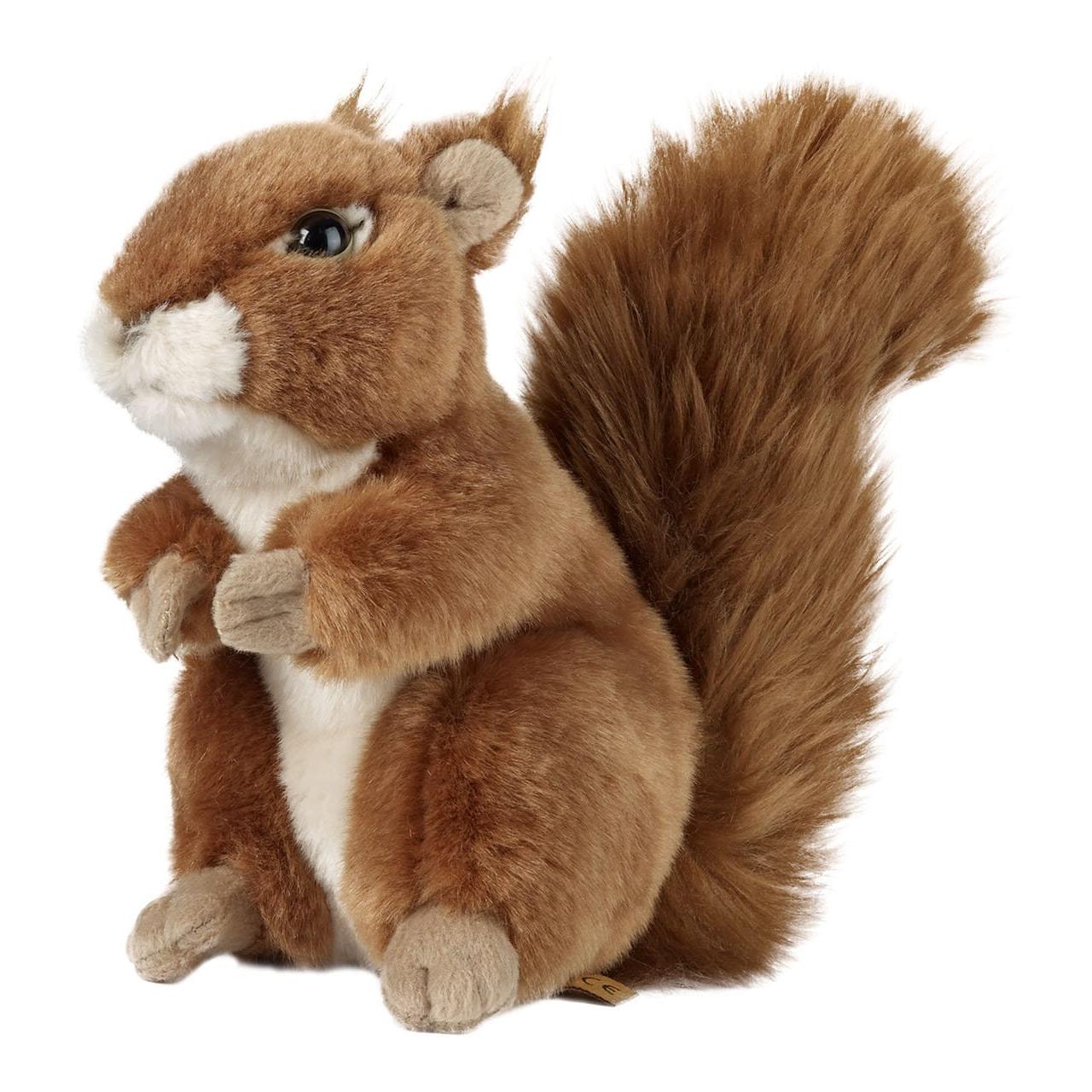 AKAH Plüschtier Eichhörnchen Braun