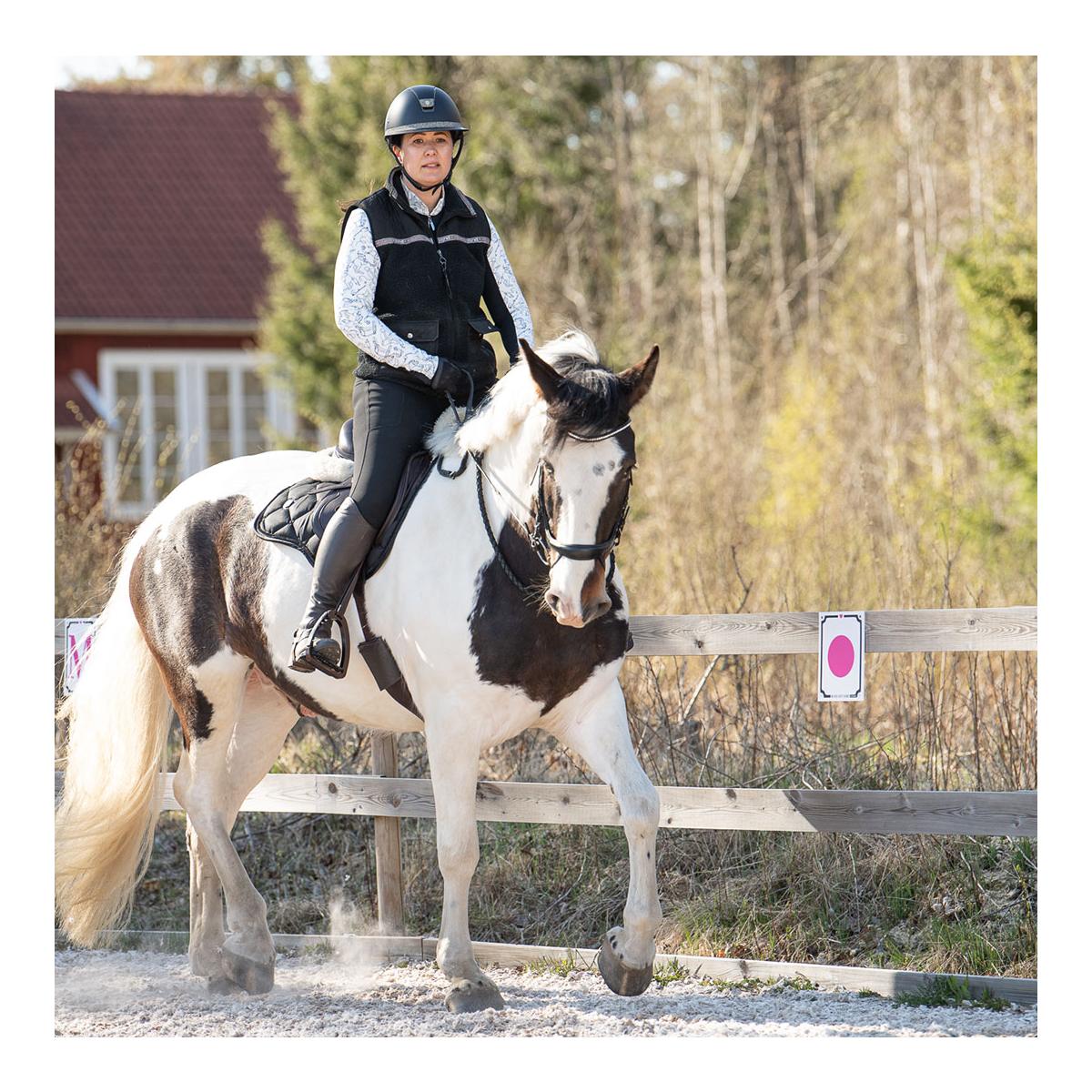 Soulhorse Teddyfleece Weste Black Unicorn