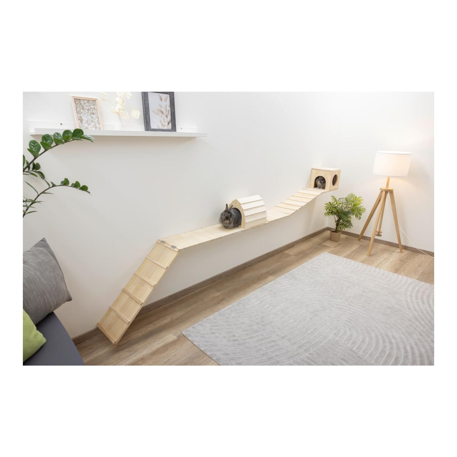 Kerbl Pet Parcours mural Skywalk pour petits animaux, 6 pièces