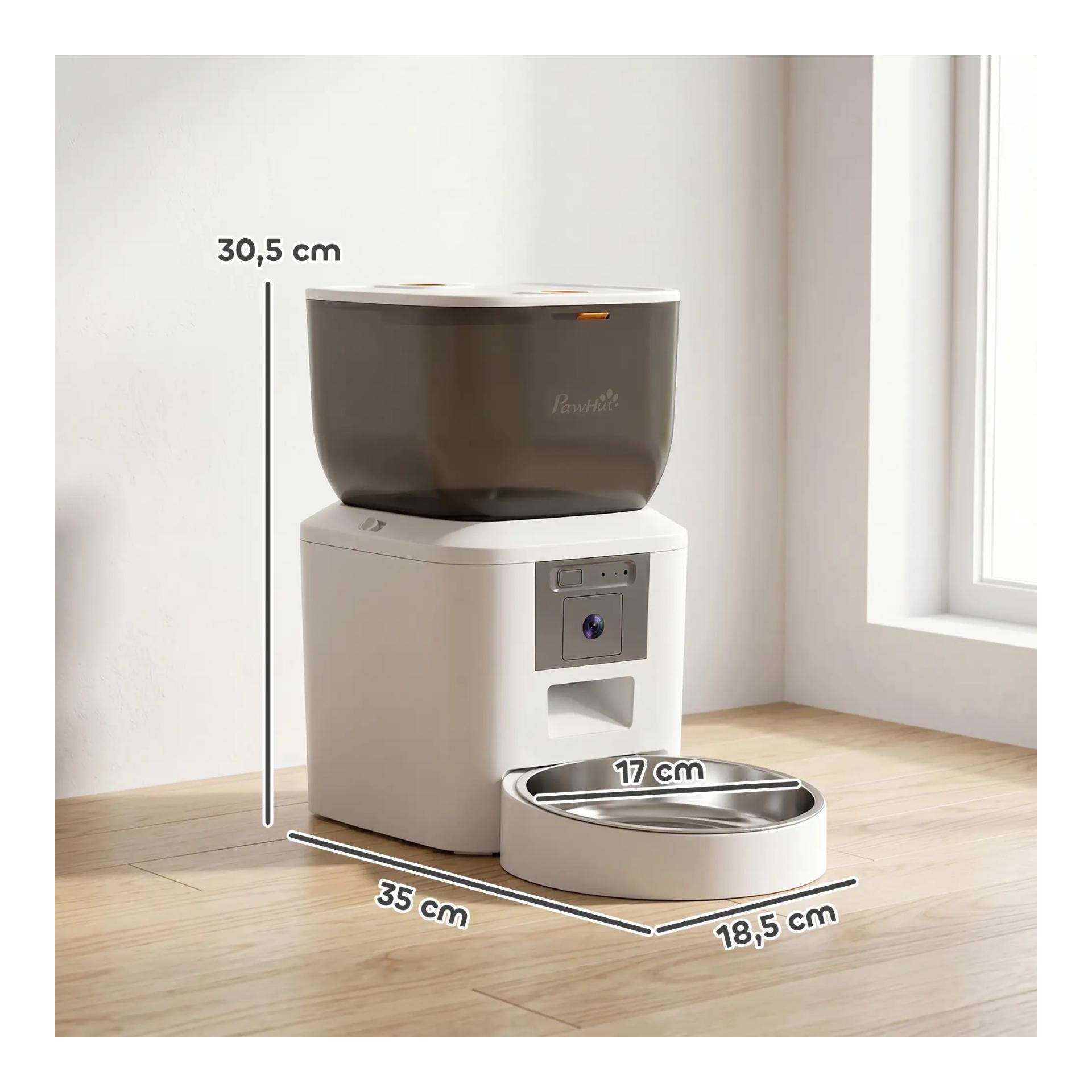 Mainer Katzen-Futterautomat mit Kamera (Wlan & Bluetooth)