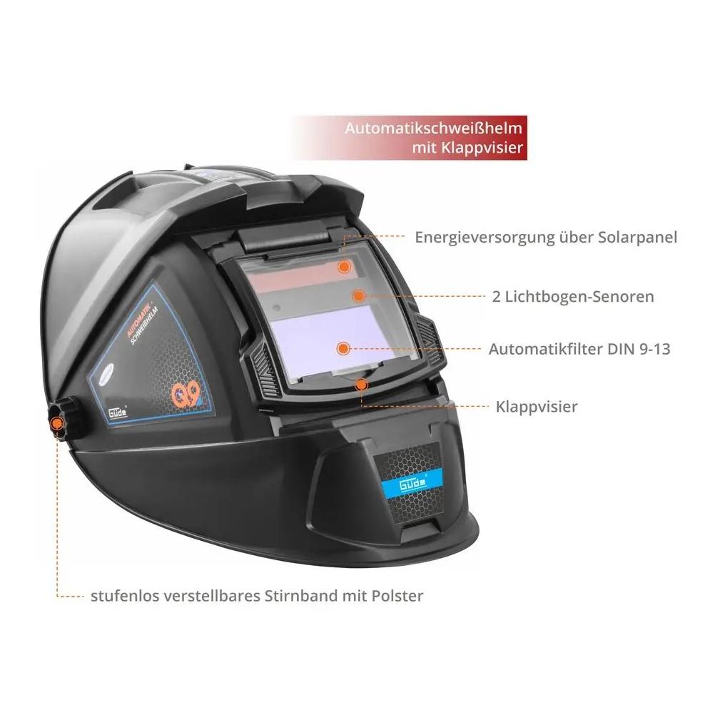 Güde Casque de soudage automatique GSH-K