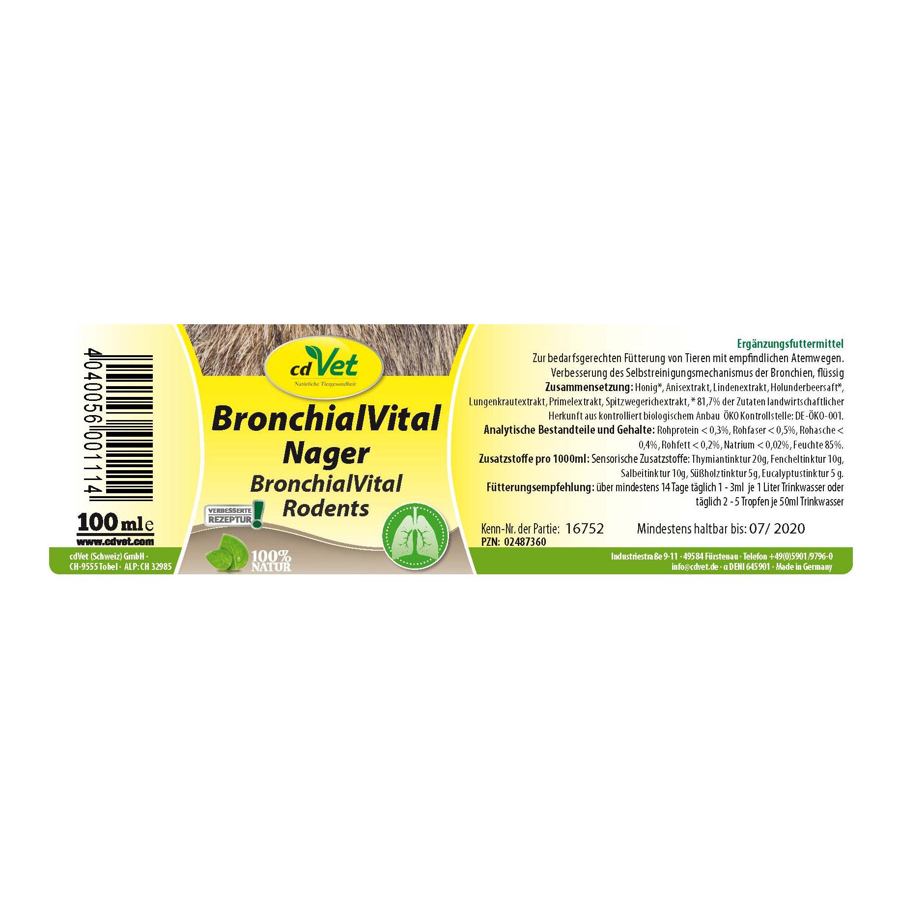 cdVet Rongeurs BronchialVital