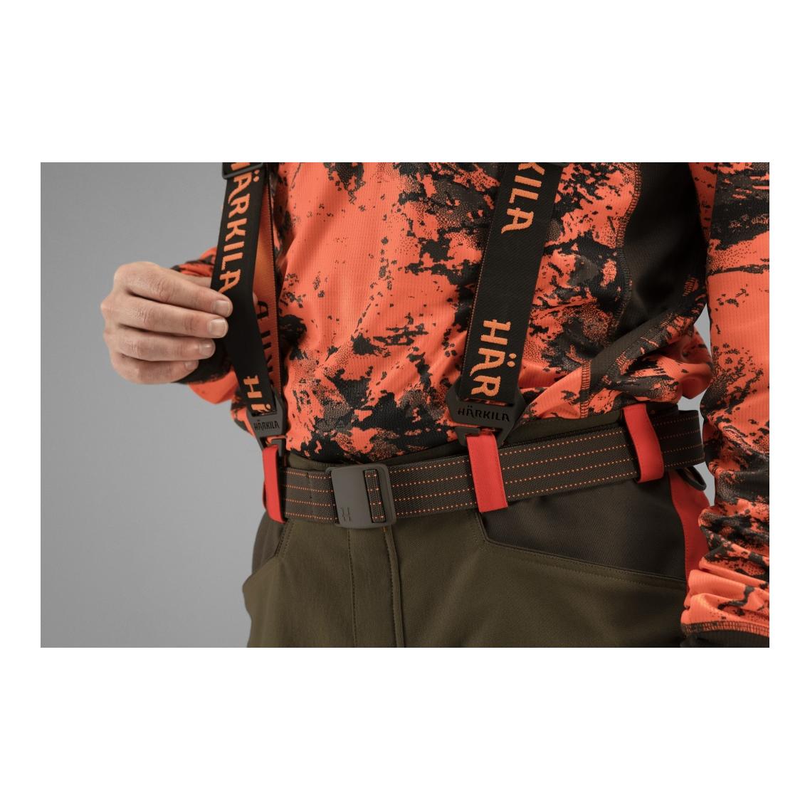 Härkila Wildboar Pro Tech Hosenträger - brown/orange blaze